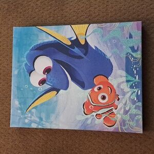 Finding Dory Disney/Pixar Painted Canvas Portrait Wall Art (11" x 14" x 1 1/2")